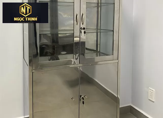 TỦ Y TẾ CHẤT LIỆU INOX CHỐNG GỈ AN TOÀN